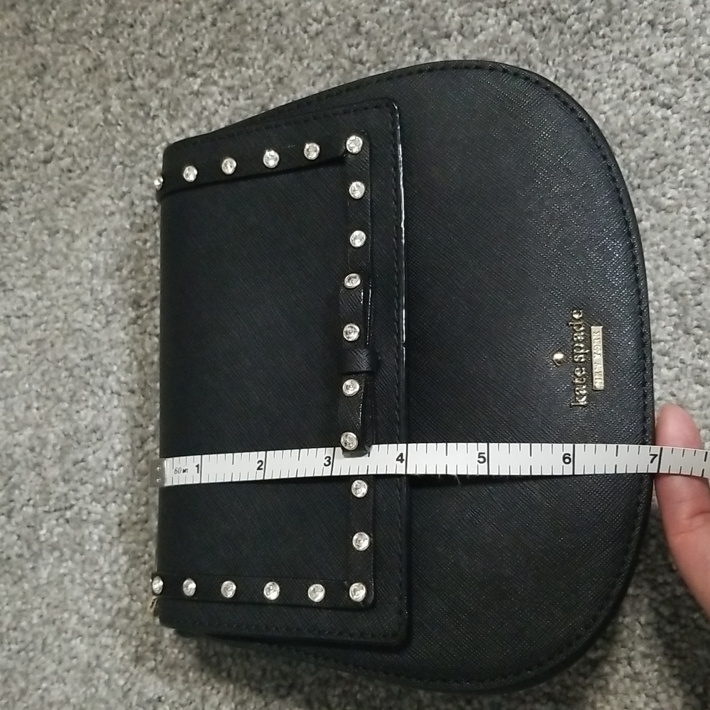 Kate Spade Cameron Street Jeweled Small Byrdie in Black - Picture 10 of 16